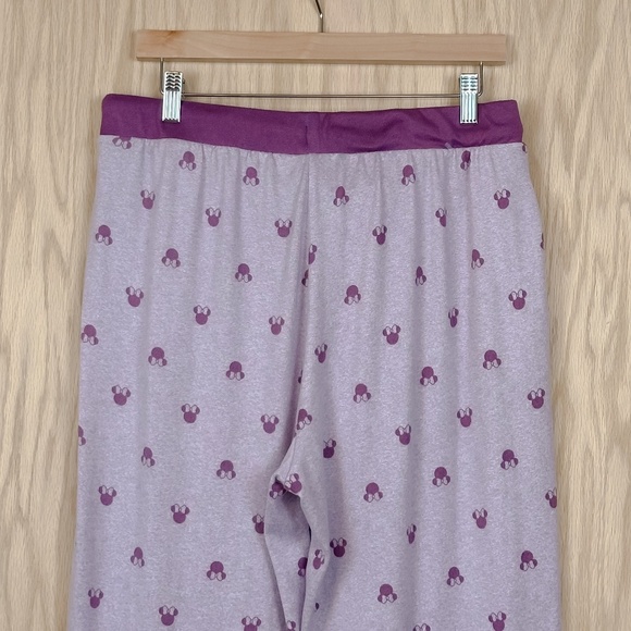 Disney Character Cozy Purple Minnie Mouse Pajama Set - Picture 13 of 16